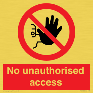No unauthorised access
